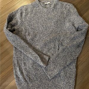 Sonoma Men's Heathered Blue Crewneck Sweater